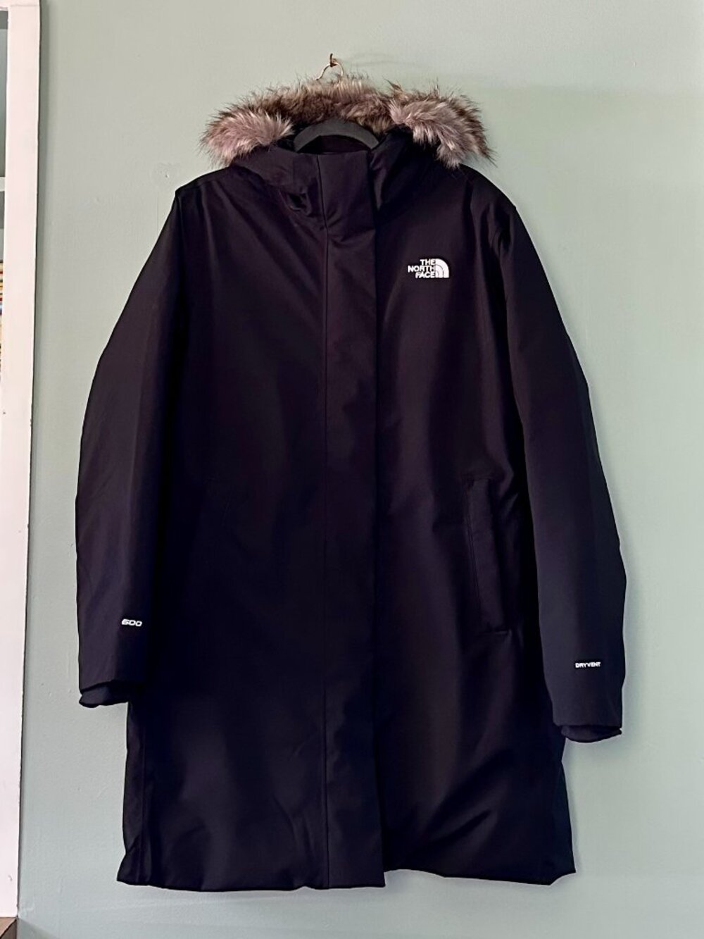 The North Face Women's Artic Parka 600 Down NF0A84J2 Black XL